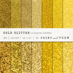 Gold Glitter Texture