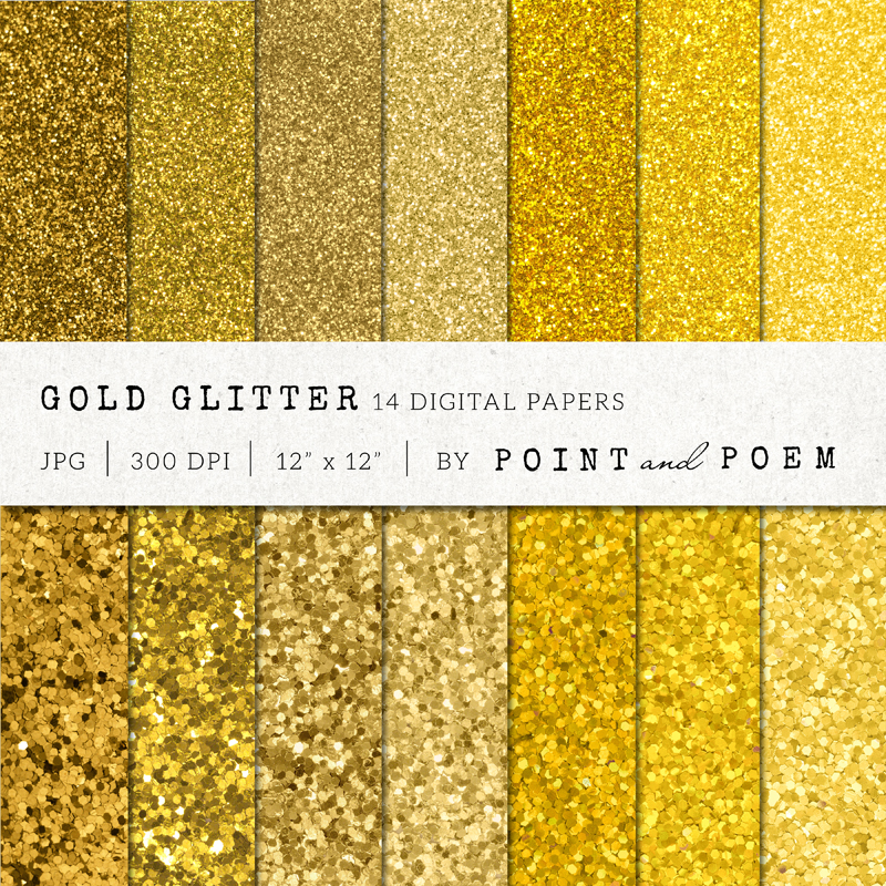 Gold Glitter Texture