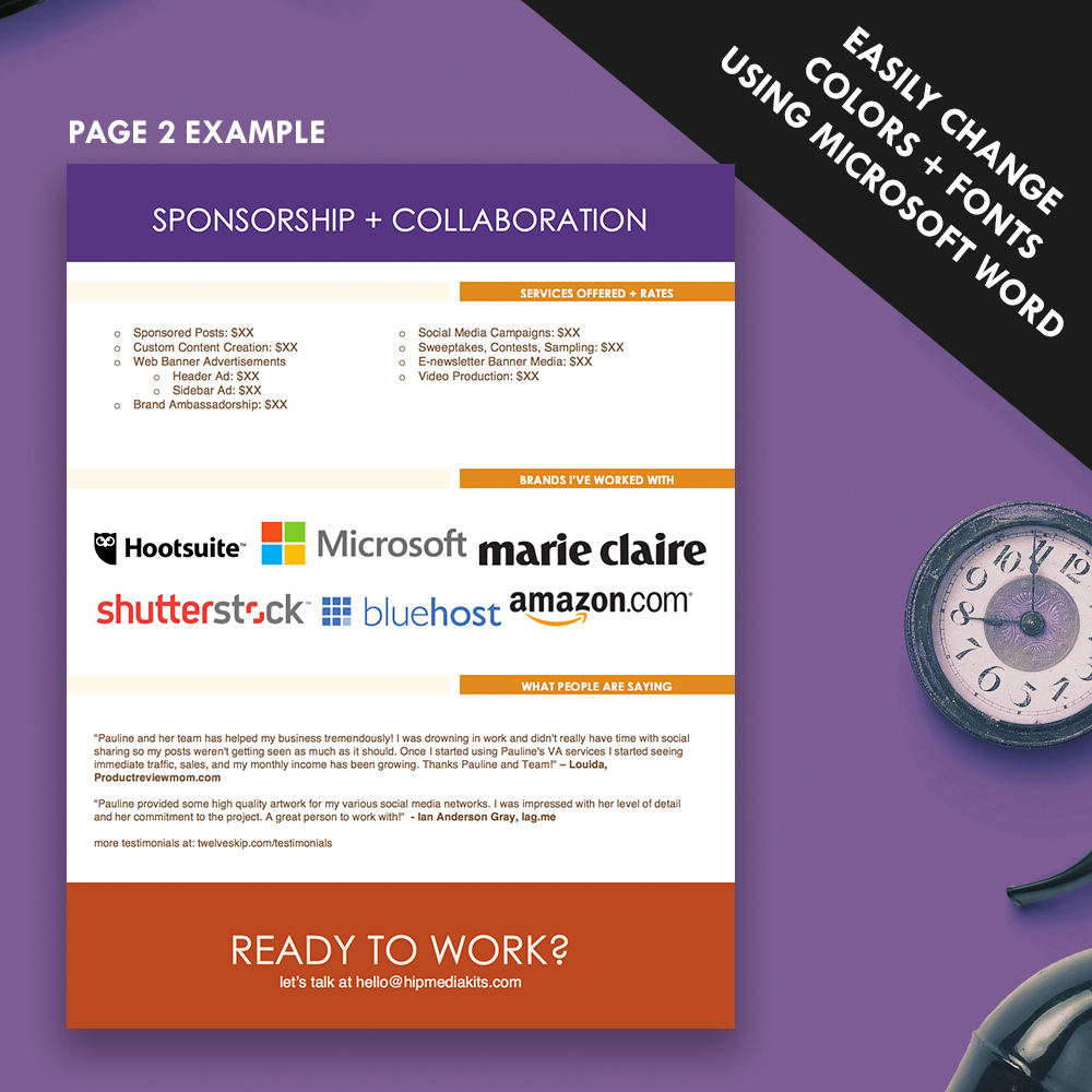 Boss Media Kit Template - Image 3