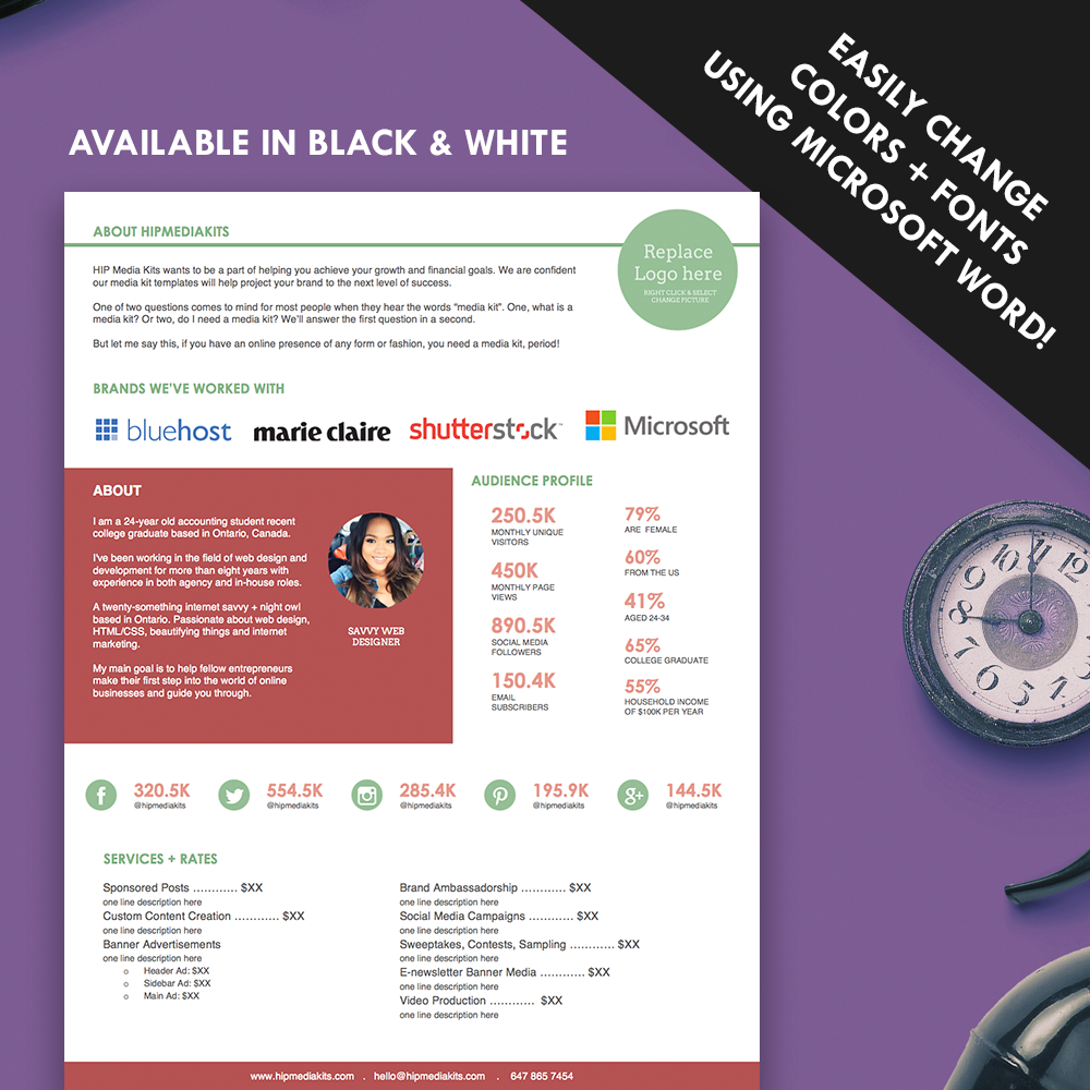 Dang Media Kit Template - Image 2